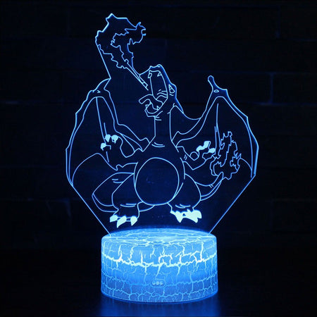 Lampe Dracaufeu 3D