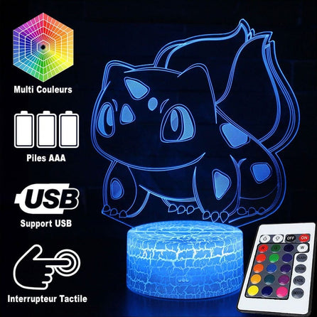 Lampe Pokémon 3D Bulbizarre