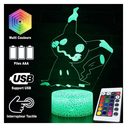 Lampe Pokémon 3D Mimiqui