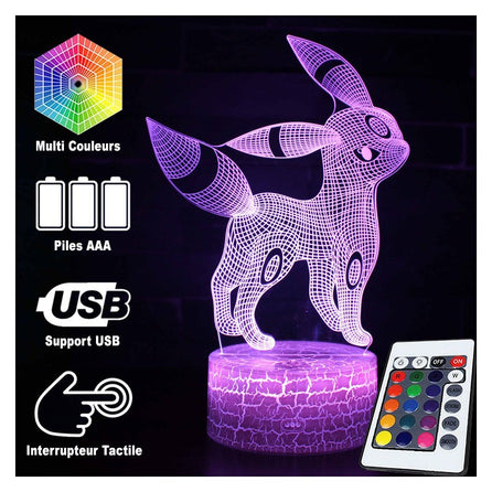 Lampe Pokémon 3D Noctali
