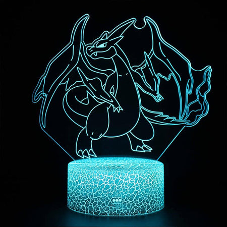 Lampe Pokémon 3D Dracaufeu Y