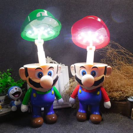 Lampe Mario et Luigi Casquette Lumineuse