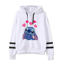 Sweat Blanc Stitch Cœur