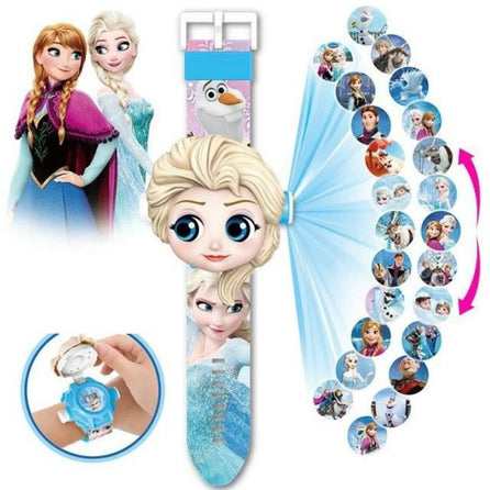 Montre Elsa Reine des Neiges Projecteur