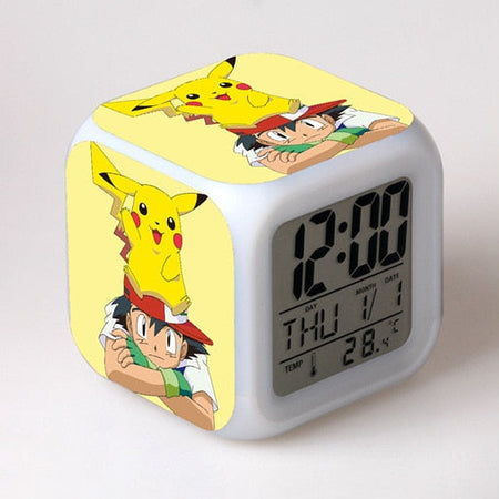 Réveil Pokemon - Sacha et Pika