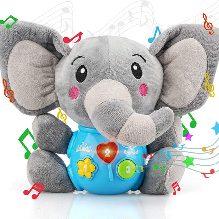 Peluche Eléphant Musical