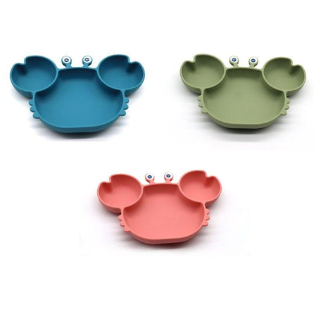 Bol Silicone en Forme de Crabe - Le Royaume du Bébé