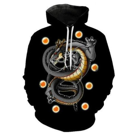 Sweat DBZ Enfant Black Shenron