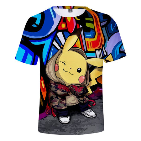 T-Shirt Pikachu Street