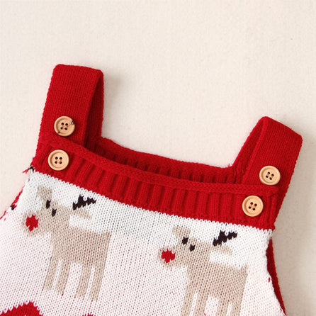 Barboteuse Sans Manches Noël Bébé