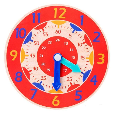 Horloge en Bois Montessori - Le Royaume du Bébé