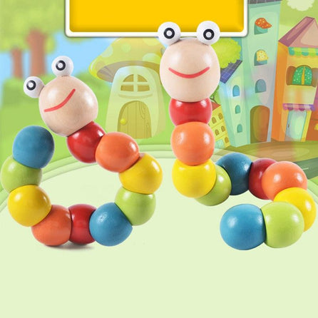 Chenille Bois Montessori - Le Royaume du Bébé