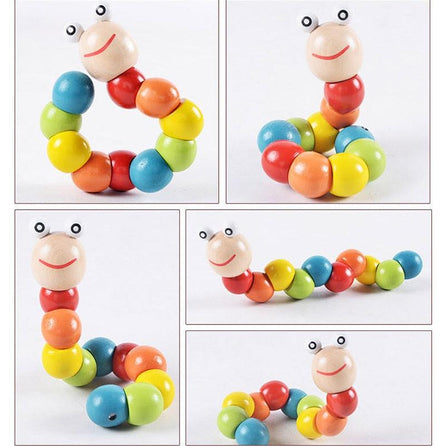 Chenille Bois Montessori - Le Royaume du Bébé