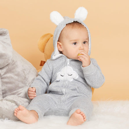 Grenouillère Capuche Bébé - Le Royaume du Bébé