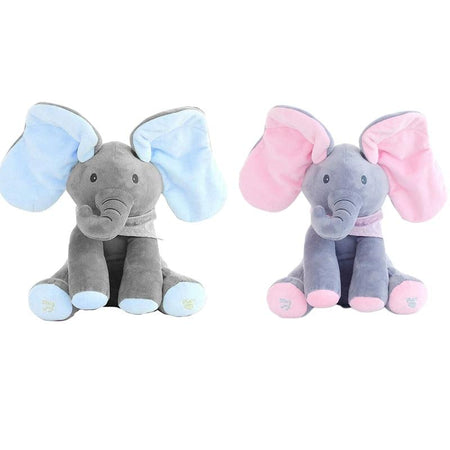 Peluche Eléphant Peek a Boo - Le Royaume du Bébé