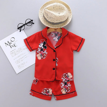 Pyjama Eté Minnie Rouge