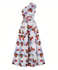 Combinaison africaine pantalon évasé aux motifs ethniques