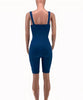 Combinaison salopette en jean bleu marine