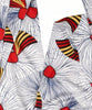 Combinaison africaine pantalon évasé aux motifs ethniques