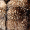 Doudoune en fausse fourrure pour femme