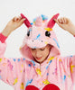 Combinaison polaire licorne cœur femme