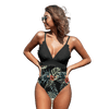 Maillot de bain une pièce motif tropical