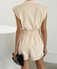 Élégant combishort beige femme