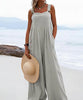 Barboteuse ample coton lin femme
