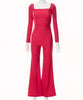Combinaison pantalon fluide manches longues