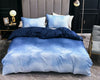 Parure de lit bleue nuit