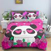 Parure de lit panda plein d'amour