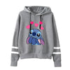 Sweat Gris Stitch Cœur