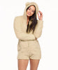 Combishort en polaire pour femme