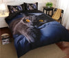 Parure de lit chat noir