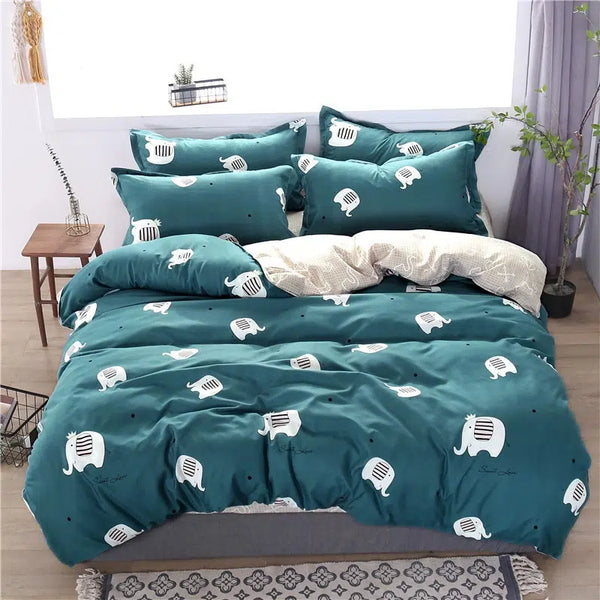 Parure de lit éléphants mignons – Le Royaume du Bébé