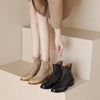 Bottes plates femme en maille