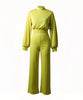 Jolie combinaison jaune femme