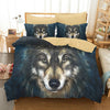 Parure de lit motif gentil loup