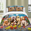 Parure de lit motif chien