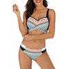 Maillots de Bain Vintage - ensemble deux pièces multicolore