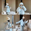 Doudoune à capuche grand froid pour femme avec manches amovibles
