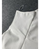 Combinaison pantalon évasé blanche asymétrique