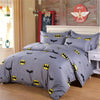 Parure de lit grise motif Batman