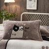 Parure de lit cat lover grise