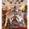 Parure de lit gris blanc Avengers