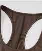 Combinaison shorty marron moulante pour femme