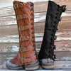 Bottes couvrantes viking en cuir