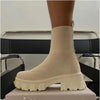 Botte chaussette à semelle épaisse