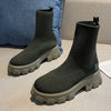 Botte chaussette à semelle épaisse