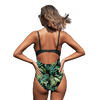 Maillot de bain une pièce motif tropical